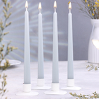 Набор свечей античных, 2,3х 24,5 см, 5 ч, 55 г, 4 штуки, серая - Фото 2