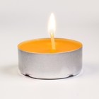 Набор чайных свечей ароматических "Мандарин", 3,8х1,6 см, 3,5 ч, 12 г, 6 штук - Фото 3