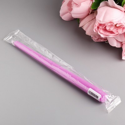 Свеча античная, 2,3х 24,5 см, 5 ч, 55 г, сиреневая