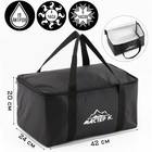 Термосумка «Мастер К.» на молнии, объём 19 л, чёрная - Фото 1