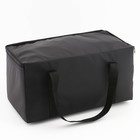 Термосумка «Мастер К.» на молнии, объём 19 л, чёрная - Фото 3