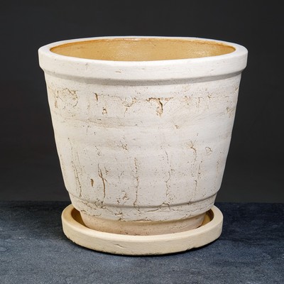 Горшок для цветов "Аврора №1", 24 л, d=42 см, h=36 см, керамический, бежевый