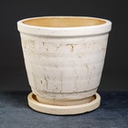 Горшок для цветов "Аврора №1", 24 л, d=42 см, h=36 см, керамический, бежевый  (артикул 7692030)  большой выбор товаров оптом и в розницу по низким ценам с доставкой