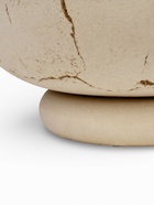 Горшок для цветов «Шар», 15 л, d=27 см, h=25 см, керамика, с поддоном, бежевый - Фото 3