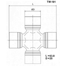Крестовина карданного вала TOYO TM-181