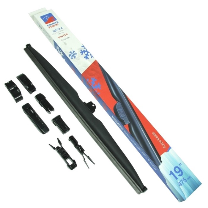 Щетка стеклоочистителя зимняя Double Force 475 мм (19") - Фото 1