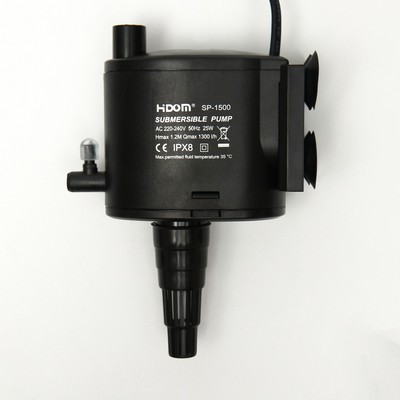 Помпа Hidom SP-1500, 1300 л/ч, 25 Вт, многофункциональная 3 в 1