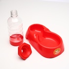 Автопоилка малая со съёмной бутылкой, 260 мл, красная - Фото 9