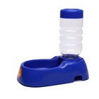Автопоилка малая со съёмной бутылкой, 260 мл, синяя - Фото 4