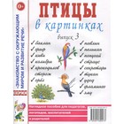 Птицы в картинках. Выпуск 3. Наглядное пособие для педагогов, логопедов, воспитателей и родителей - фото 112438643