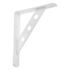 Кронштейн ТУНДРА усиленный 150×125 мм, полимер белый, 1 шт. - фото 24184282