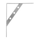 Кронштейн ТУНДРА усиленный 250х200 мм, хром, 1 шт. - фото 24735738