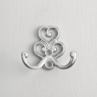 Крючок-вешалка ТУНДРА №41, хром, 1 шт. 7697153