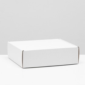 Коробка самосборная, белая, 27 х 24 х 8 см