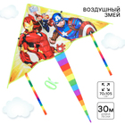 Воздушный змей «Железный человек, Тор, Капитан Америка», Мстители, 70 х 105 см - фото 6061502