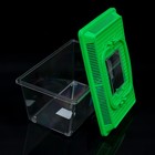 Переноска прямоугольная, 26.5×16.5×17 см, зелёный - Фото 4