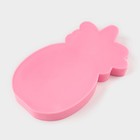 Молд «Ананас», силикон, 15,5×8×2 см, цвет розовый - Фото 3