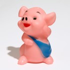 Игрушка пищащая "Веселая свинка - Обжорка" для собак, 9 см - Фото 2