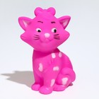 Игрушка пищащая "Кошечка" для собак, 10 см, розовая - Фото 2