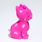 Игрушка пищащая "Кошечка" для собак, 10 см, розовая - фото 6542049