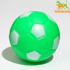 Игрушка пищащая "Мяч Футбол" для собак, 6,2 см, зелёная - фото 318777044