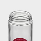 Солонка Доляна «Блеск», 100 мл, 4.3×9.5 см, с металлической крышкой, стекло, прозрачная - Фото 5