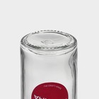 Солонка Доляна «Блеск», 100 мл, 4.3×9.5 см, с металлической крышкой, стекло, прозрачная - Фото 6