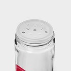 Солонка Доляна «Блеск», 100 мл, 4.3×9.5 см, с металлической крышкой, стекло, прозрачная - Фото 7