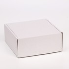 Коробка самосборная, белая, 18 х 18 х 8 см - фото 318777086