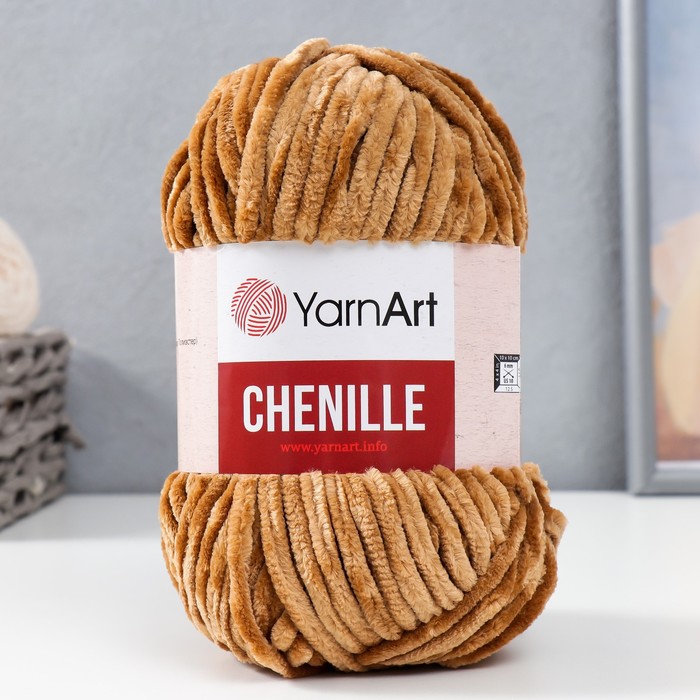 

Пряжа "Chenille" 100% микрополиэстер 90м/100гр (565 коричневый)