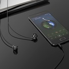 Наушники Hoco M75, проводные, вкладыши, микрофон, Jack 3.5 мм, 1.2 м, черные - фото 51300851 Наушники Hoco M75, проводные, вкладыши, микрофон, Jack 3.5 мм, 1.2 м, черные - фото 51300851