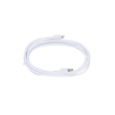 Кабель Hoco X20, Lightning - USB, 2 А, 2 м, PVC оплетка, белый