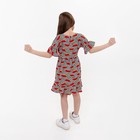 Платье для девочки, цвет серый, рост 116 см - фото 41564737