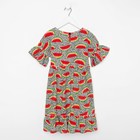 Платье для девочки, цвет серый, рост 116 см - фото 41564740