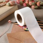 Наклейка прозрачная 5×5 см,300 шт. - Фото 3