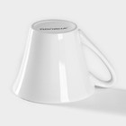 Кружка Доляна Coffee break, 180 мл, керамика, белая - Фото 3