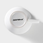 Кружка Доляна Coffee break, 180 мл, керамика, белая - Фото 4