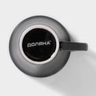 Кружка Доляна Coffee break, 180 мл, керамика, чёрная - Фото 4