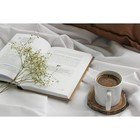 Кружка керамическая Доляна Coffee break, 150 мл, цвет белый - Фото 5
