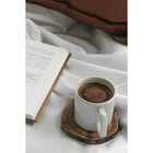 Кружка керамическая Доляна Coffee break, 150 мл, цвет белый - Фото 6