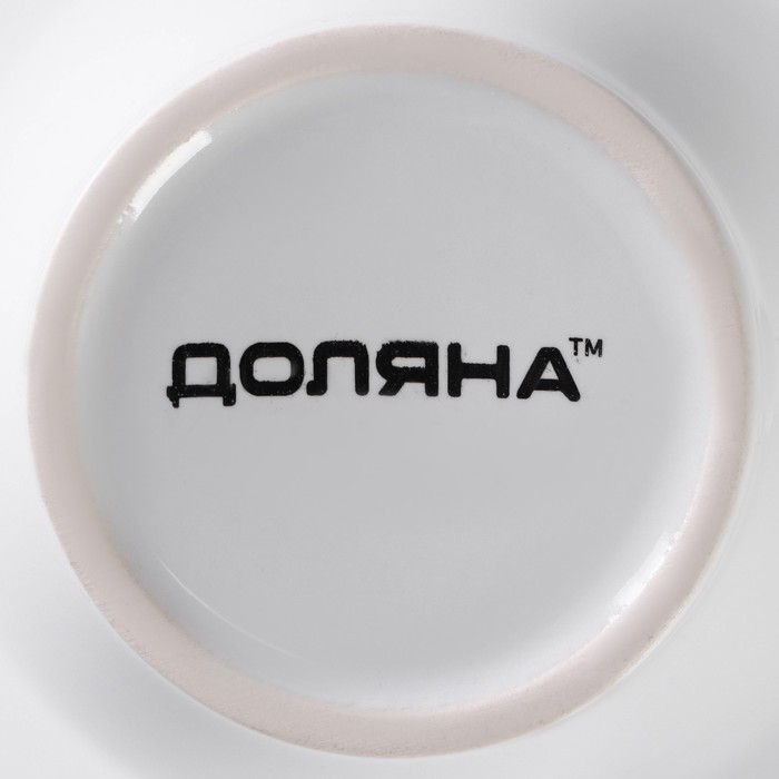 Кружка Доляна Coffee break, 300 мл, керамика, белая - фото 113151009