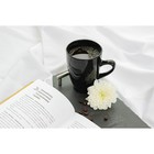 Кружка Доляна Coffee break, 300 мл, керамика, чёрная - Фото 6