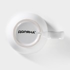 Кружка Доляна Coffee break, 280 мл, керамика, белая - Фото 4