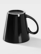 Кружка керамическая Доляна Coffee break, 370 мл, чёрный - Фото 3