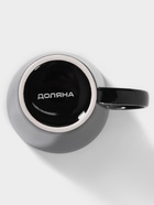 Кружка керамическая Доляна Coffee break, 370 мл, чёрный - Фото 4