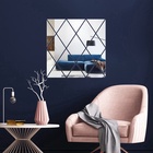 Зеркало настенное «Ромбы», на клеевой основе, акриловое, 17 шт., 50×50 см - Фото 3