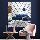 Зеркало настенное «Ромбы», на клеевой основе, акриловое, 58 шт., 100×100 см - Фото 5