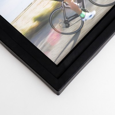 Фоторамка пластик на 4 фото 10х15 см "Спорт" чёрный 33х34,5 см