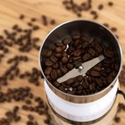 Кофемолка электрическая Luazon LCG-01, 120 Вт, 85 г, белая - Фото 4