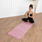 Коврик для фитнеса и йоги Sangh «Будда», нескользящий, 183×61×0.6 см, розовый - Фото 12